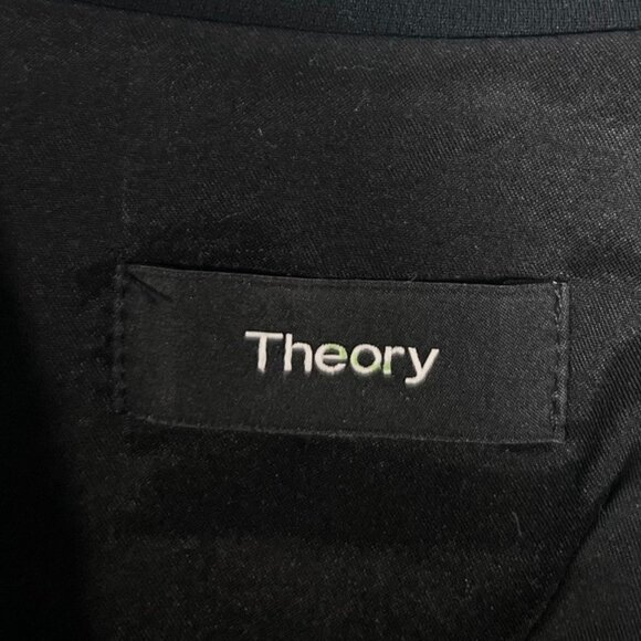 Theory Long Line Open Wrap Blazer Size 4 - Picture 5 of 5